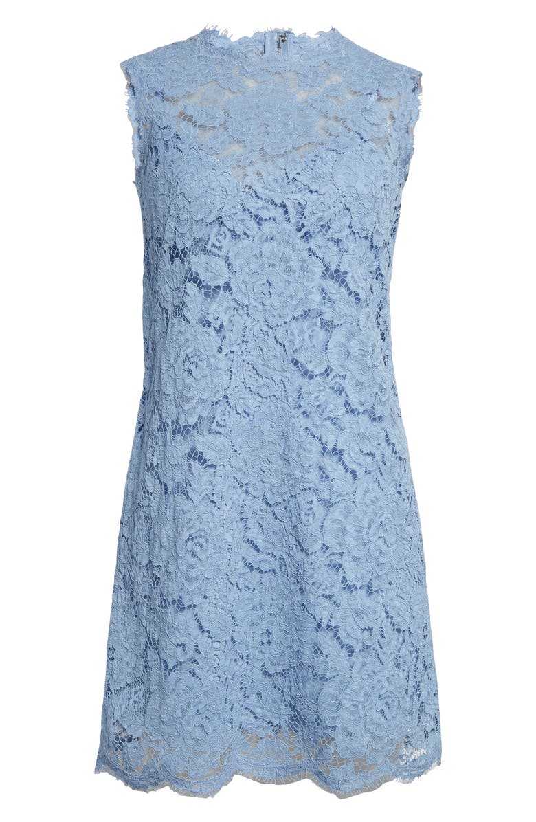 Dolce&Gabbana Sleeveless Lace Minidress, Alternate, color, F3981 Glicine Viola Chiari