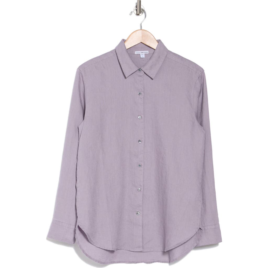 JAMES PERSE JAMES PERSE LINEN BUTTON-UP SHIRT