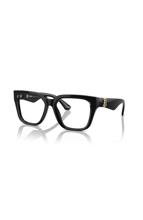 Burberry 53mm Square Optical Glasses In Black
