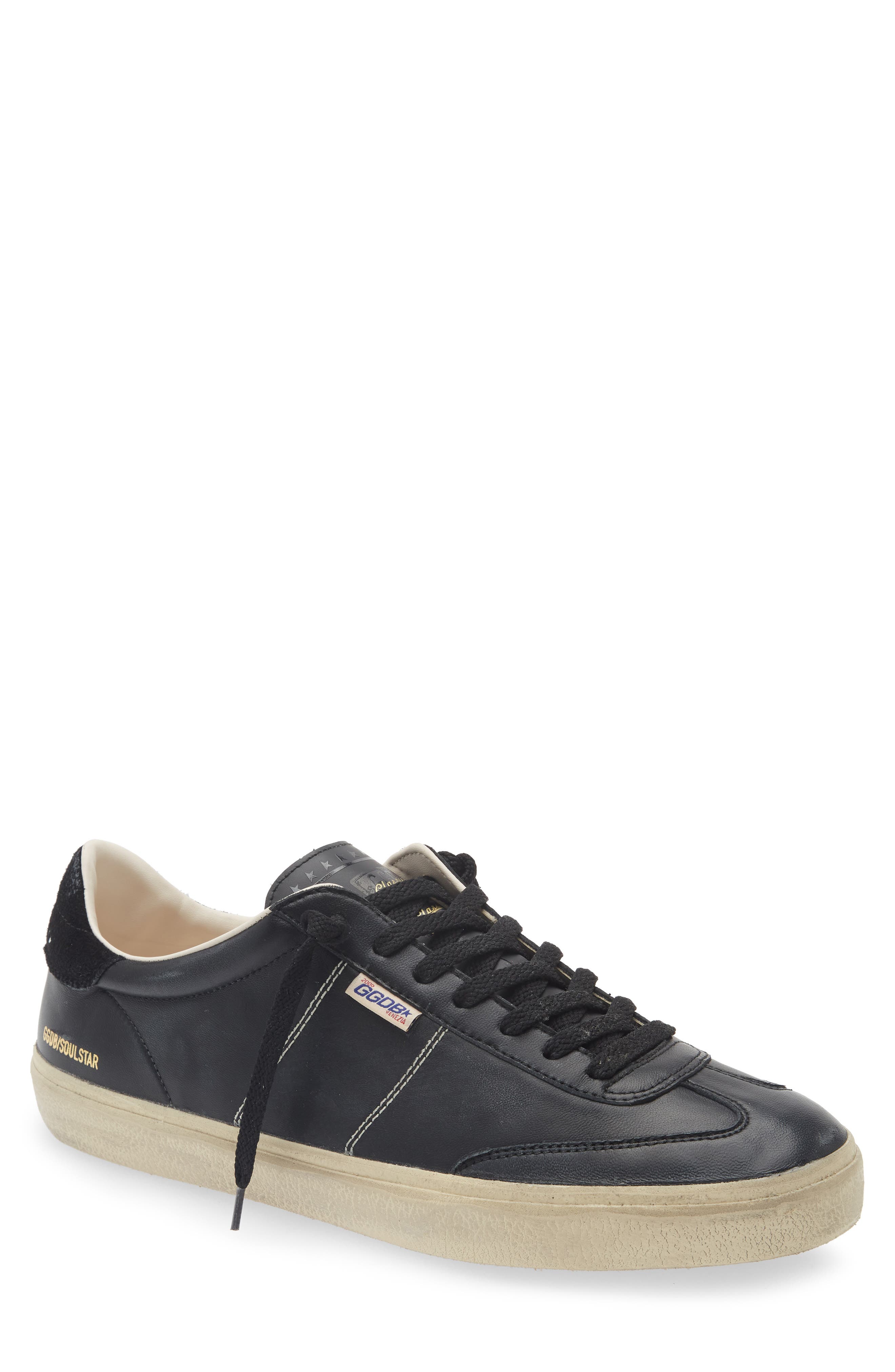 Golden Goose Soul Star Low Top Sneaker, Main, color, Black