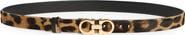 FERRAGAMO Gancio Genuine Calf Hair Belt