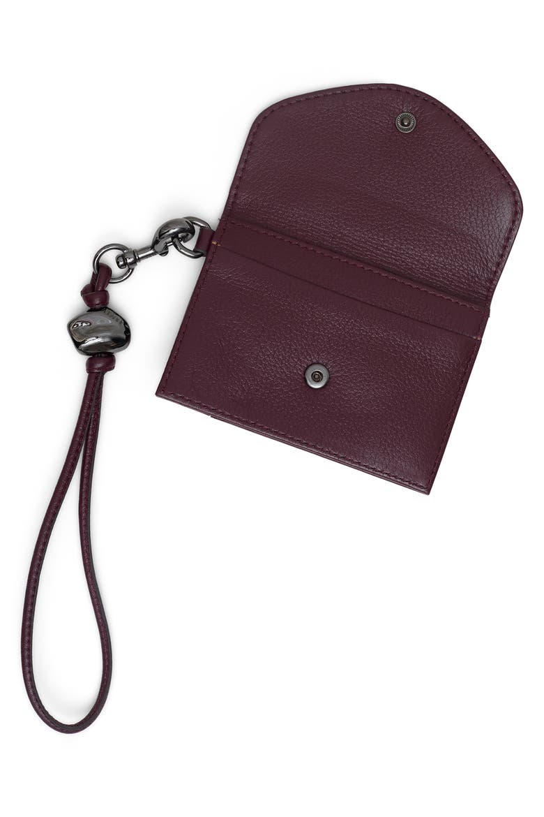 Power Wristlet Card Case, Alternate, color, WINE