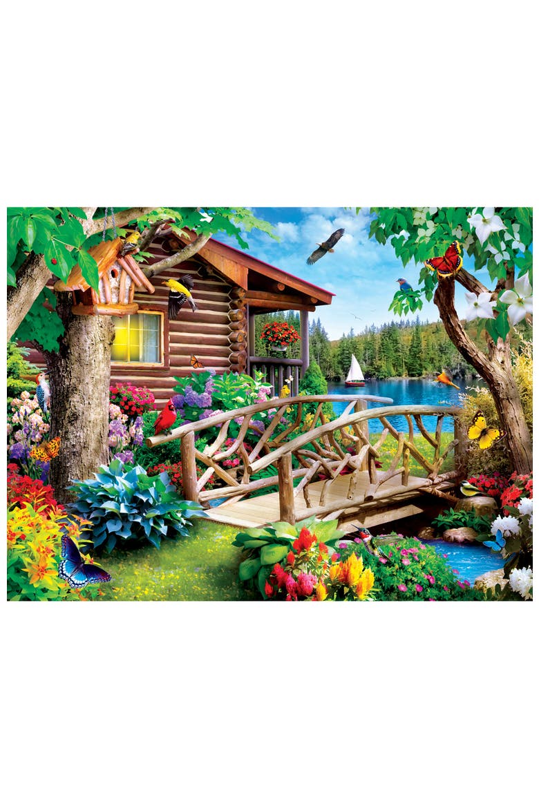 Cabin Crossing 300 Piece Jigsaw Puzzle, Alternate, color, Multicolor