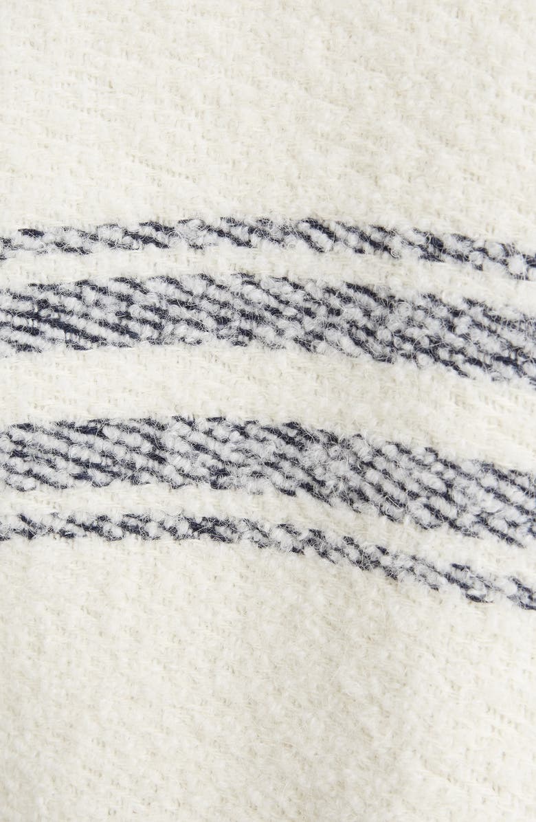 Isabel Marant Étoile Faby Stripe Wool Blend Coat, Alternate, color,