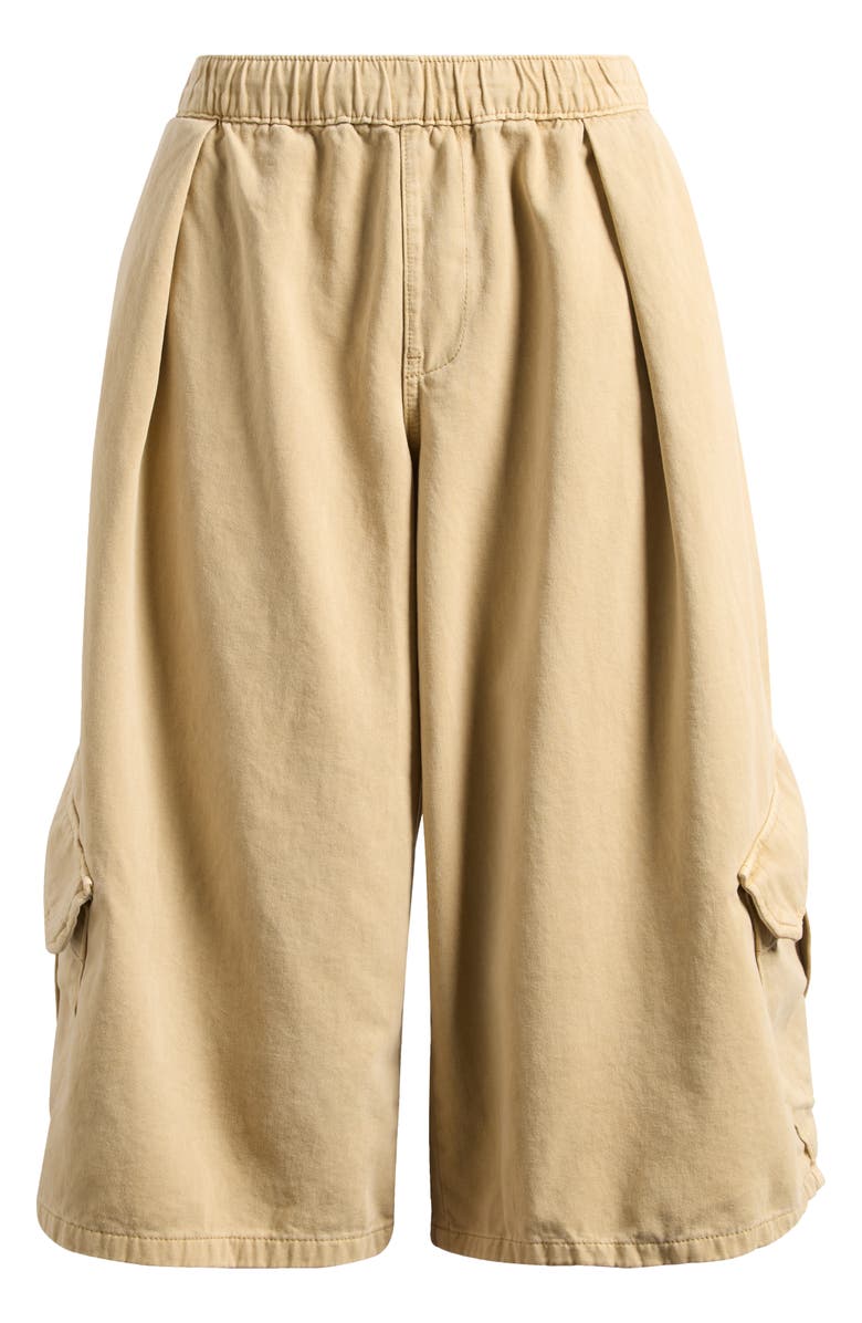 BDG Urban Outfitters Detroit Pleated Cotton Crop Cargo Pants, Main, color, 