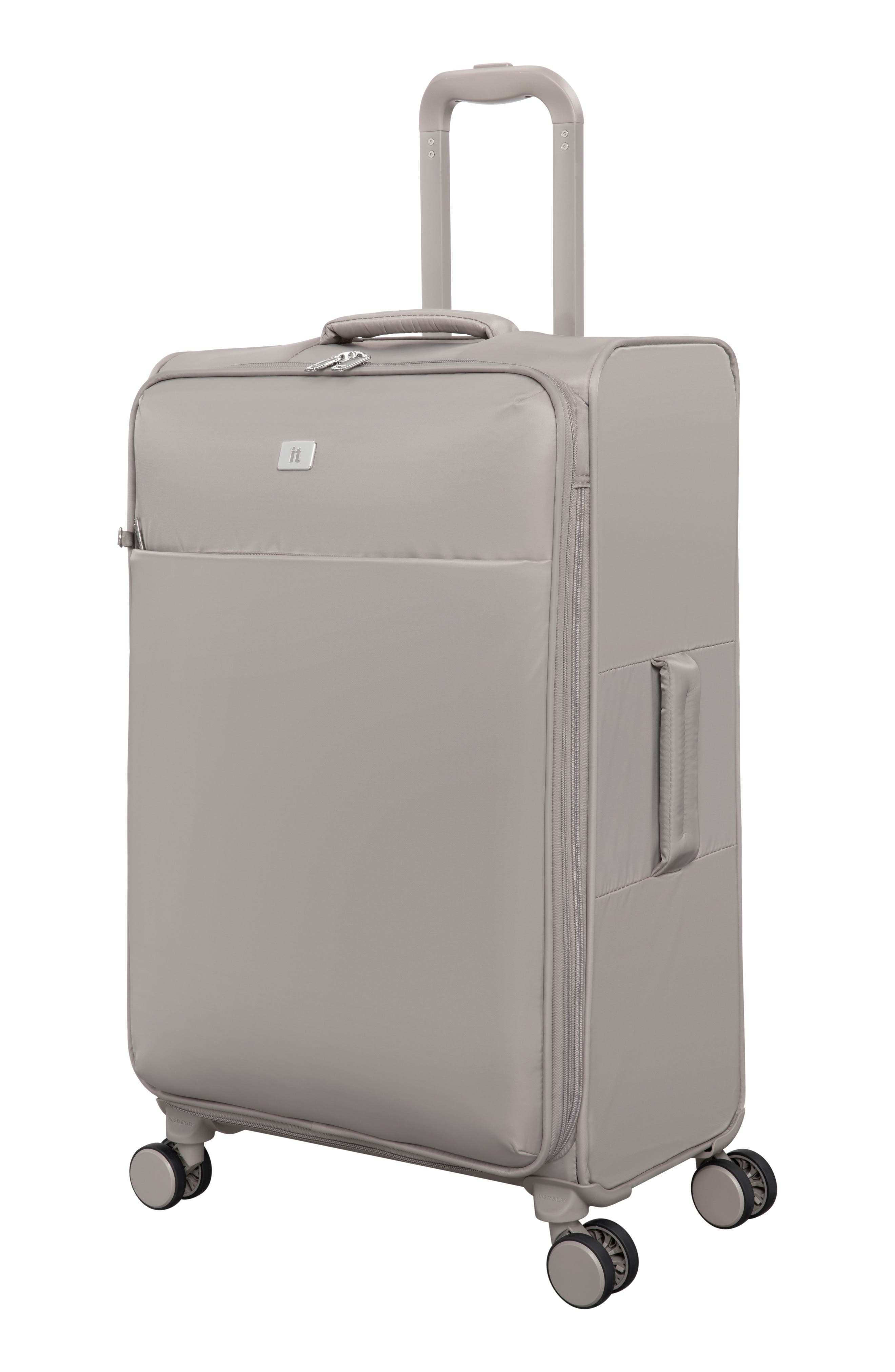 IT LUGGAGE Lustrous Lux 27-Inch Softside Spinner Luggage, Main, color, Moon Rock