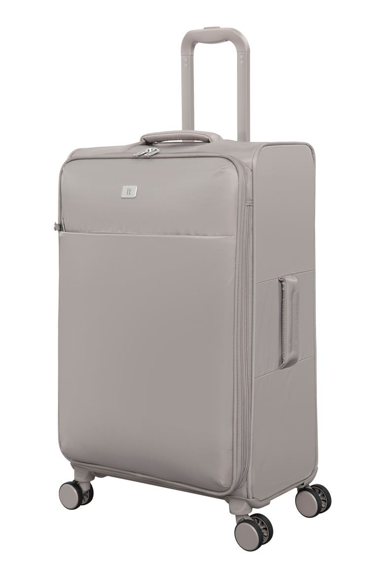 Lustrous Lux 27-Inch Softside Spinner Luggage, Main, color, MOON ROCK