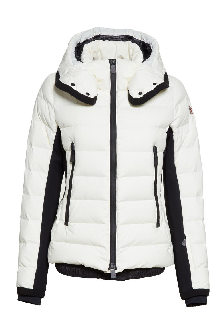 Lamoura Quilted Down Puffer Coat, Alternate, color, WHITE