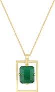 Bony Levy El Mar 14K Gold Emerald Pendant Necklace