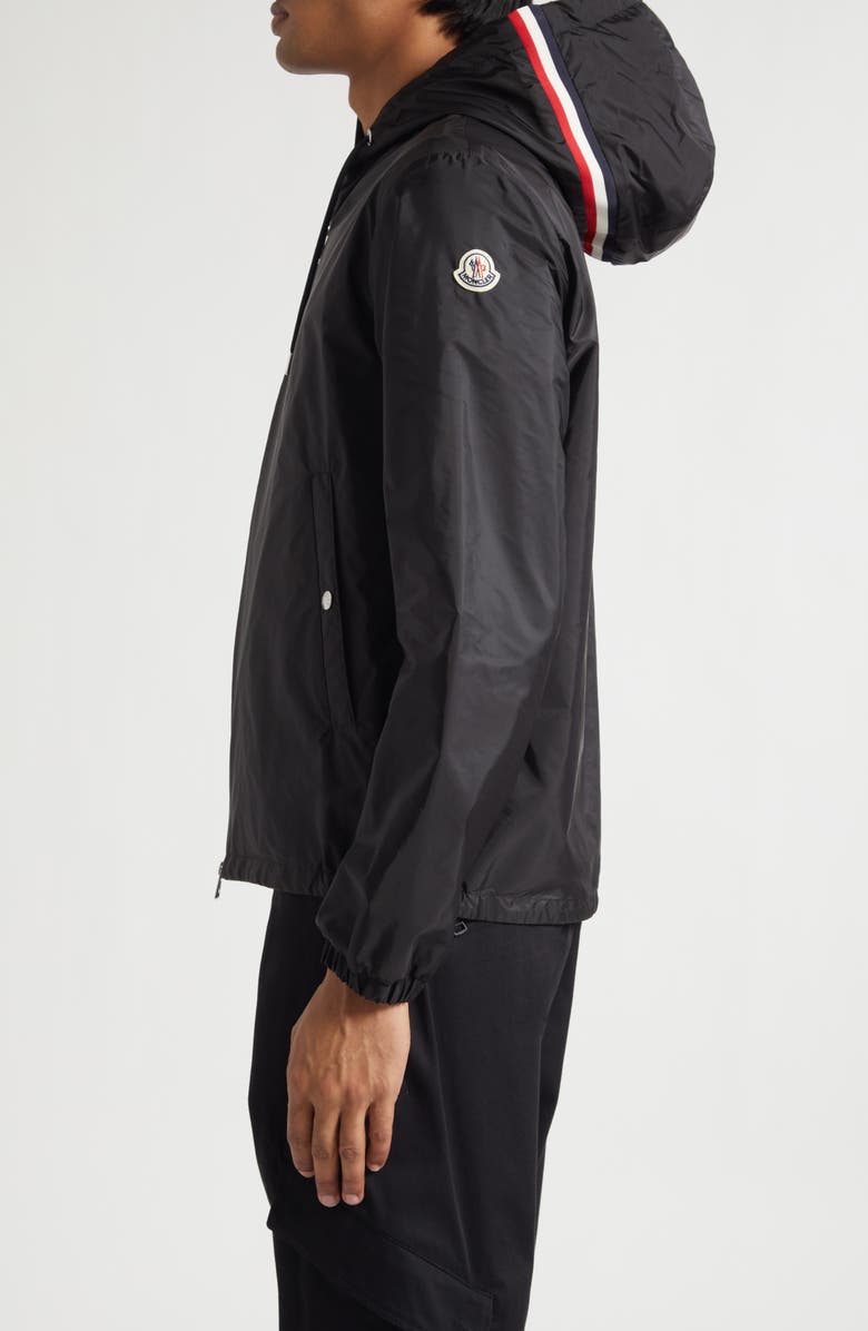 Moncler Grimpeurs Water Repellent Nylon Jacket, Alternate, color, Black