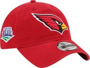 New Era Men's New Era Cardinal Arizona Cardinals Distinct 9TWENTY Adjustable Hat