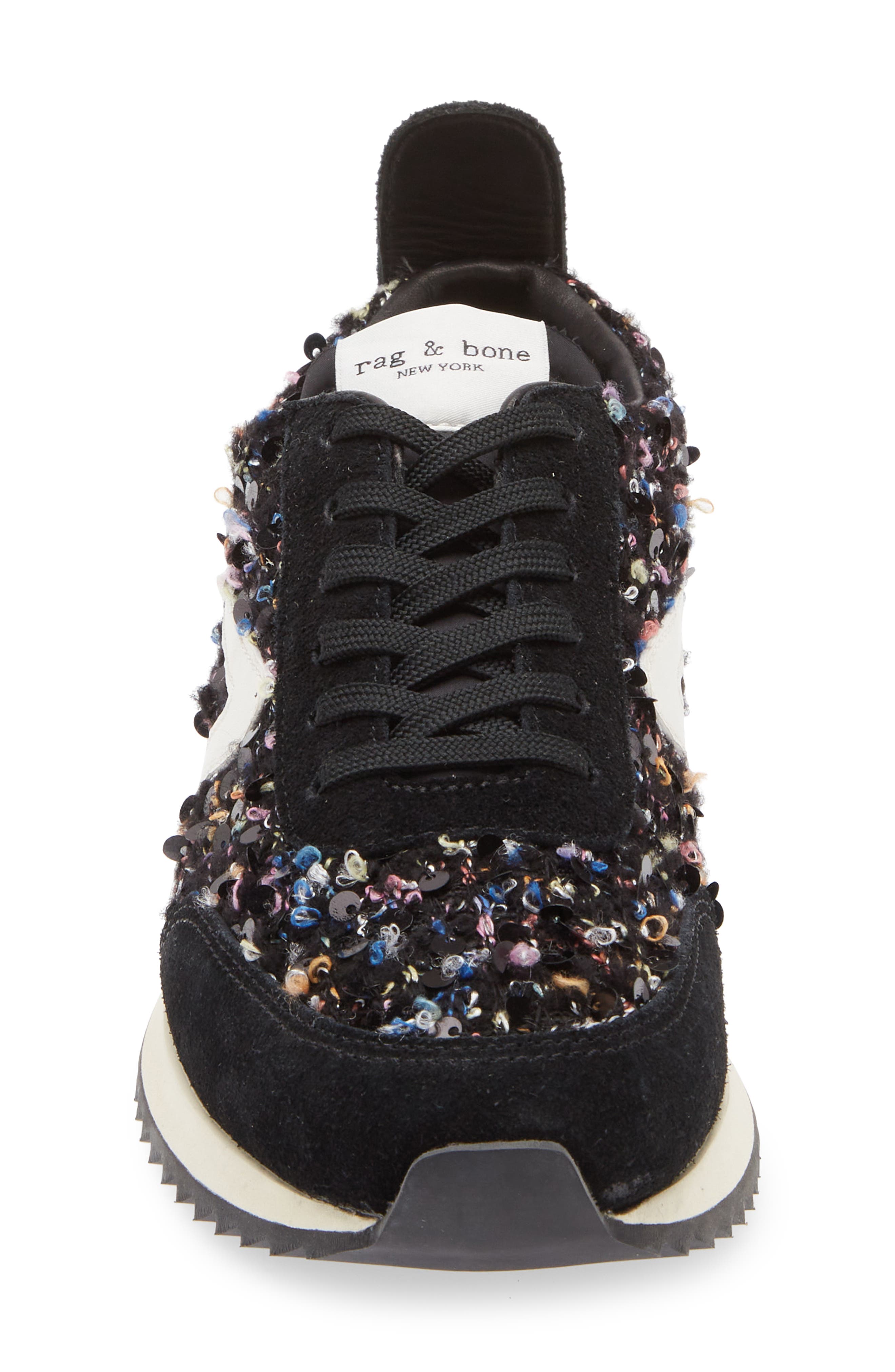 rag & bone Retro Runner Bouclé Sneaker, Alternate, color, 