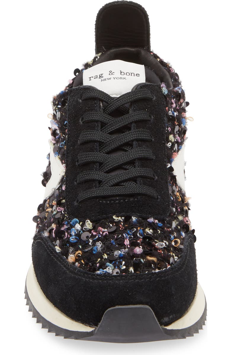 rag & bone Retro Runner Bouclé Sneaker, Alternate, color,