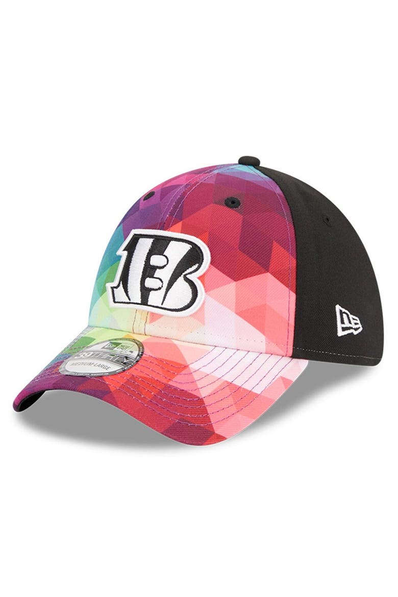 Men's New Era  Pink Cincinnati Bengals 2023 NFL Crucial Catch 39THIRTY Flex Hat, Main, color, Pink