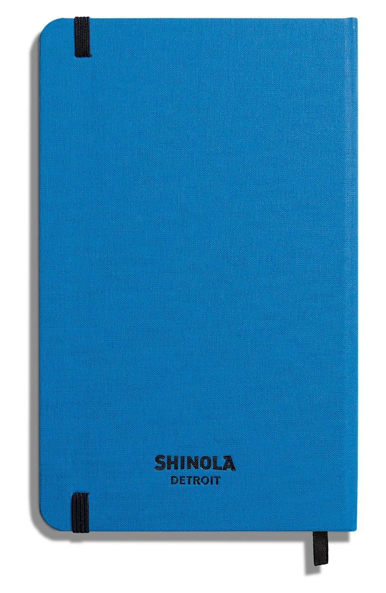 Shinola Hardcover Linen Journal, Alternate, color, Cobalt