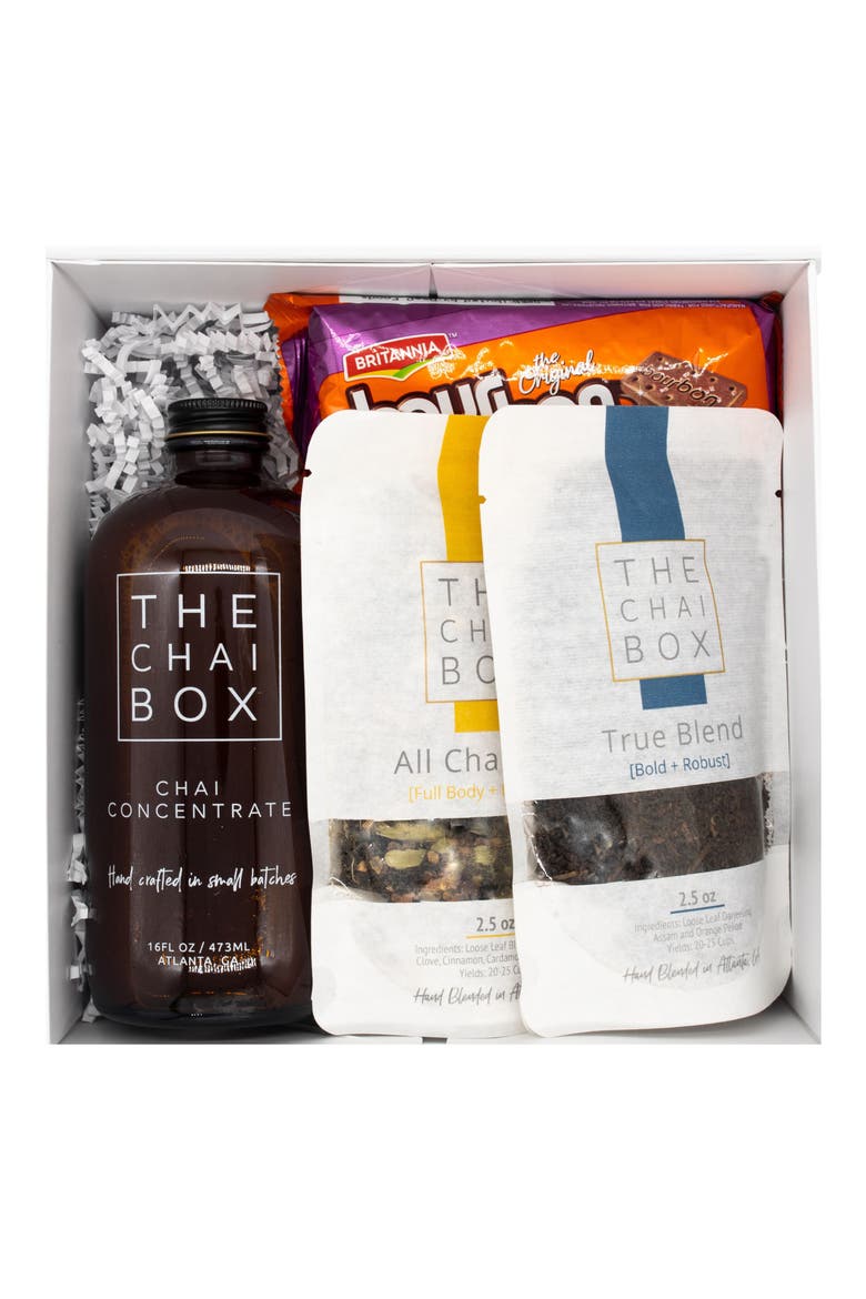 Chai & Biscuits Gift Set, Alternate, color, WHITE