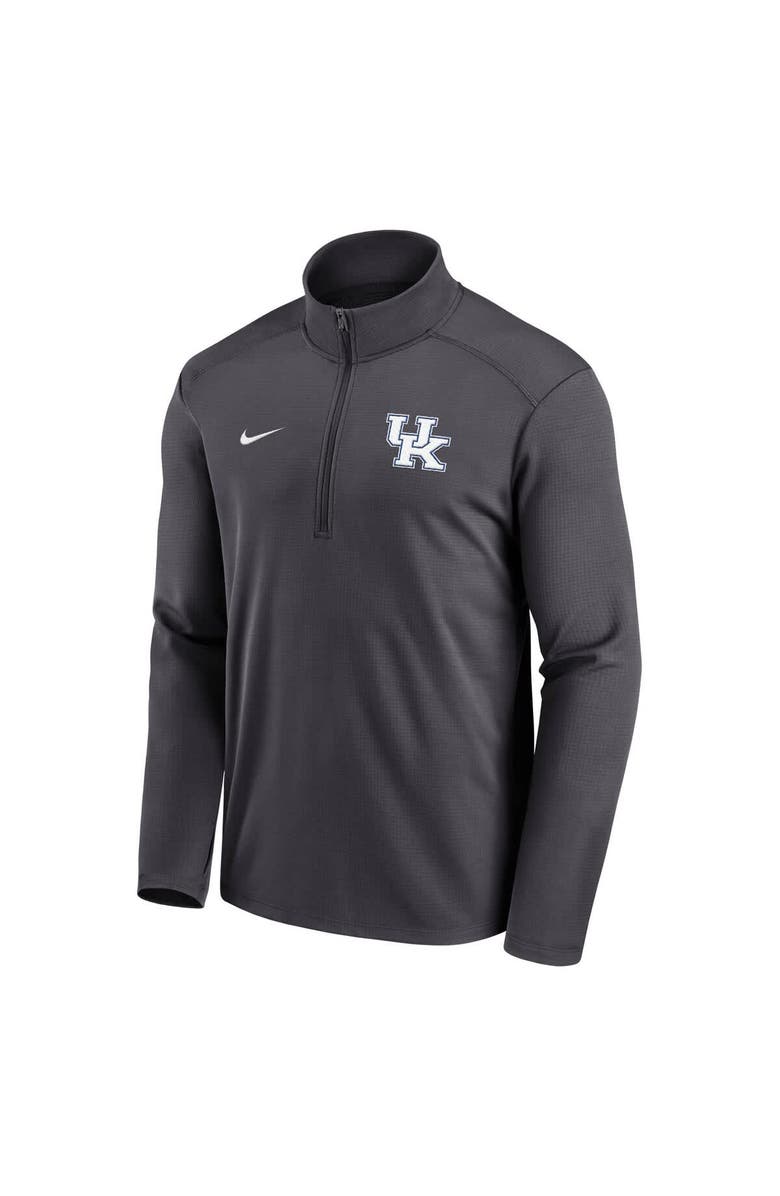 Nike Men's Nike  Anthracite Kentucky Wildcats Primetime Pacer Performance Half-Zip Top, Alternate, color, 