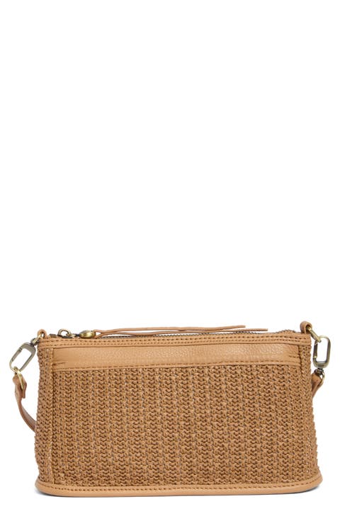 Cadence Straw Crossbody Bag