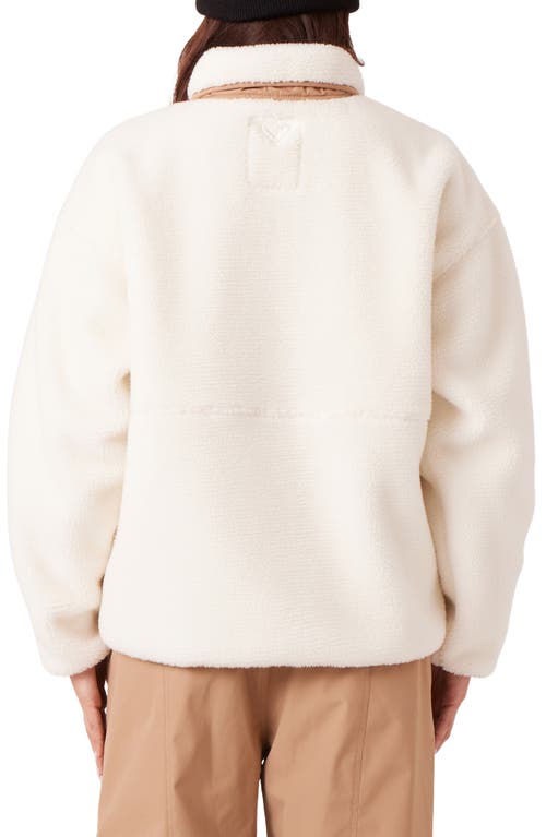 Roxy Axel Fleece Jacket In Neutral
