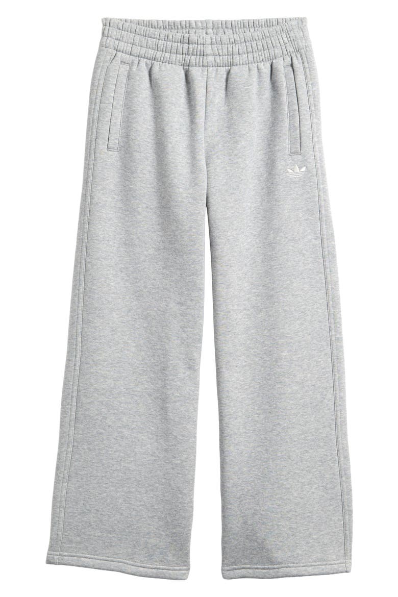Kids' Essentials Wide Leg Pants, Main, color, GREY HEATHER