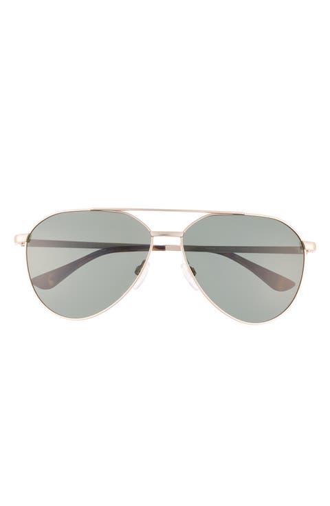 61mm Aviator Sunglasses