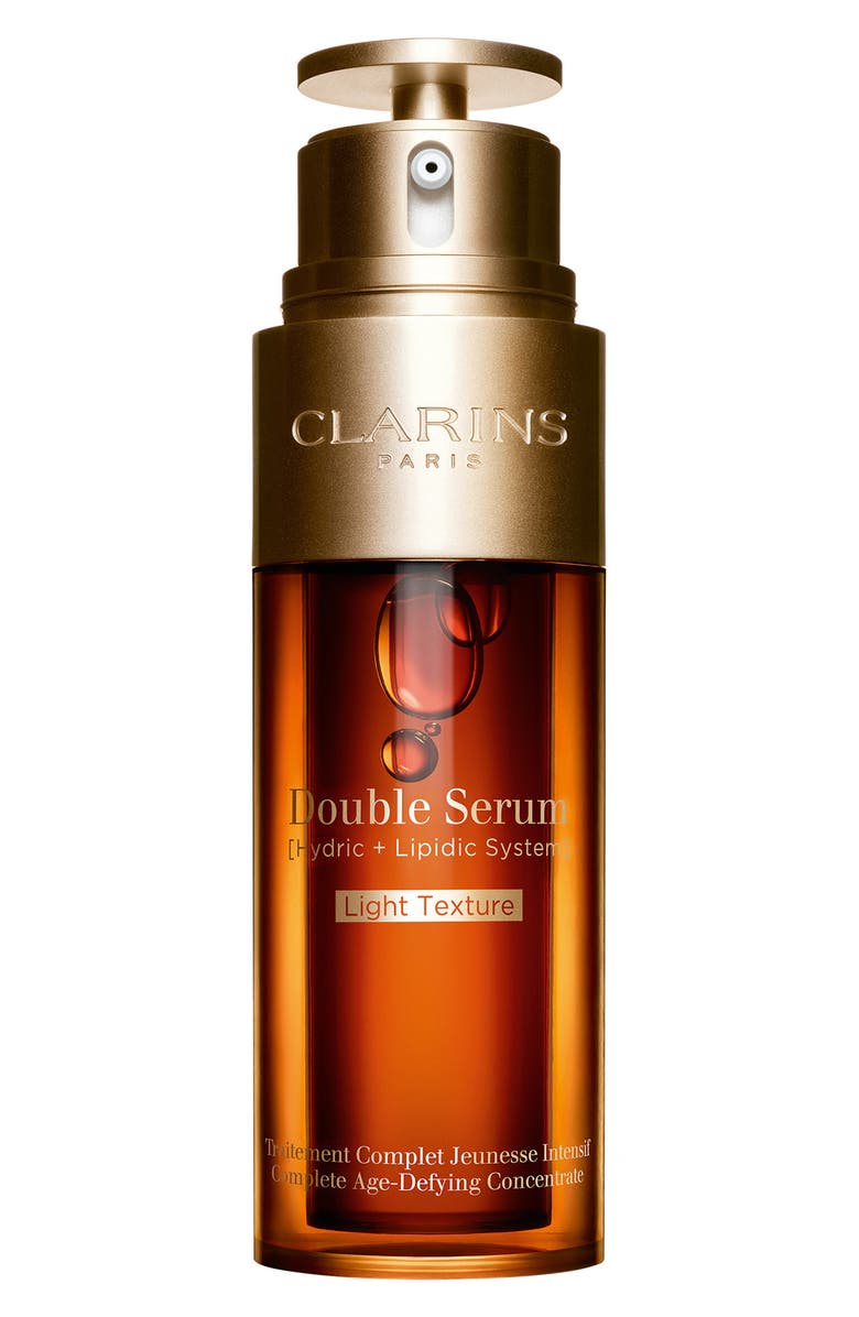 Clarins Double Serum Light Texture Firming & Smoothing Anti-Aging Concentrate, Main, color,