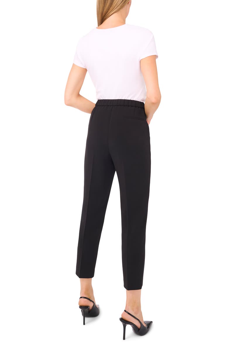 Halogen<sup>®</sup> High Waist Ankle Straight Leg Pants, Alternate, color, Rich Black