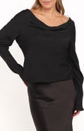 Petal & Pup Vinita Cowl Neck Long Sleeve Top