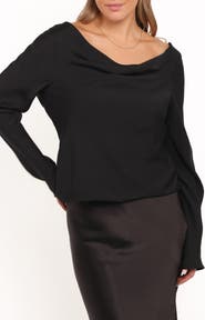 Petal & Pup Vinita Cowl Neck Long Sleeve Top