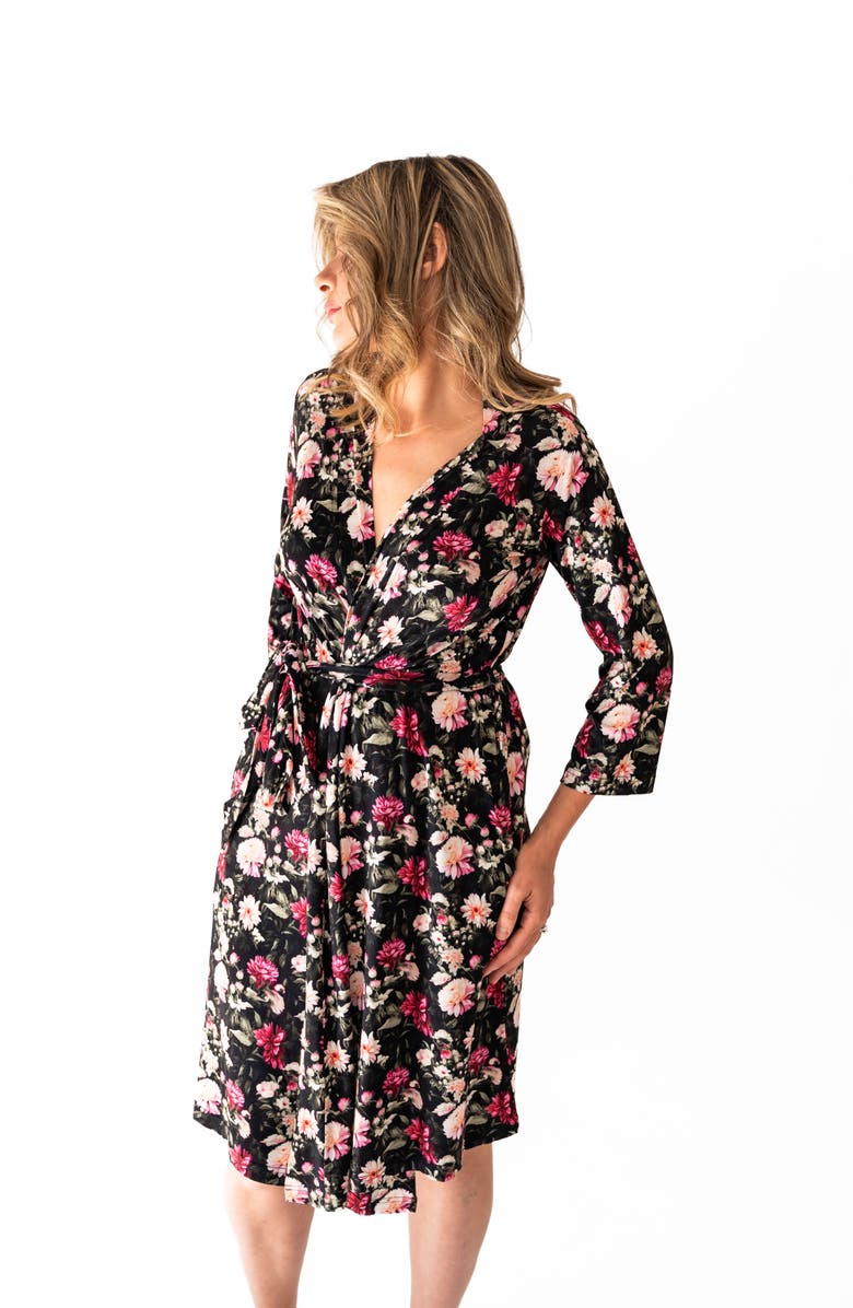 Laree + Co Fallon Women's Robe, Alternate, color, Black