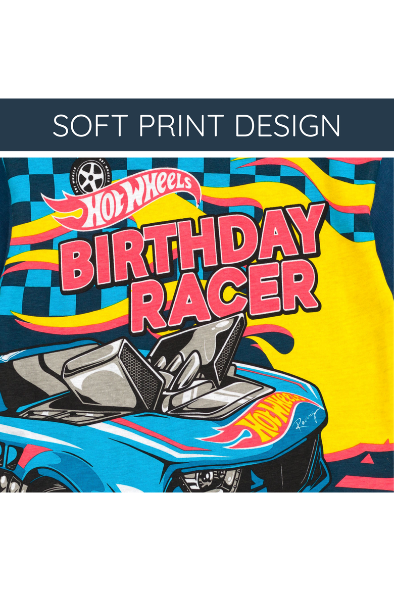 Racing Birthday T-Shirt, Alternate, color, Racing Navy Blue