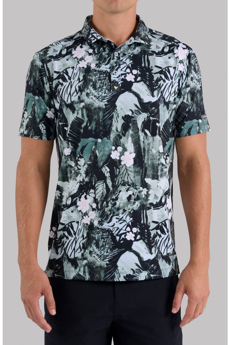 Core Performance Polo, Alternate, color, LETS JUNGLE