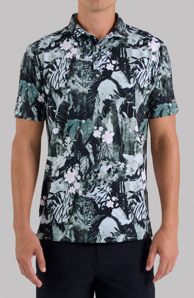 Bad Birdie Core Performance Polo, Alternate, color, Lets Jungle