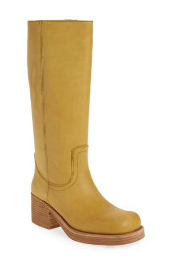 Jeffrey Campbell Reflect Platform Boot In Yellow