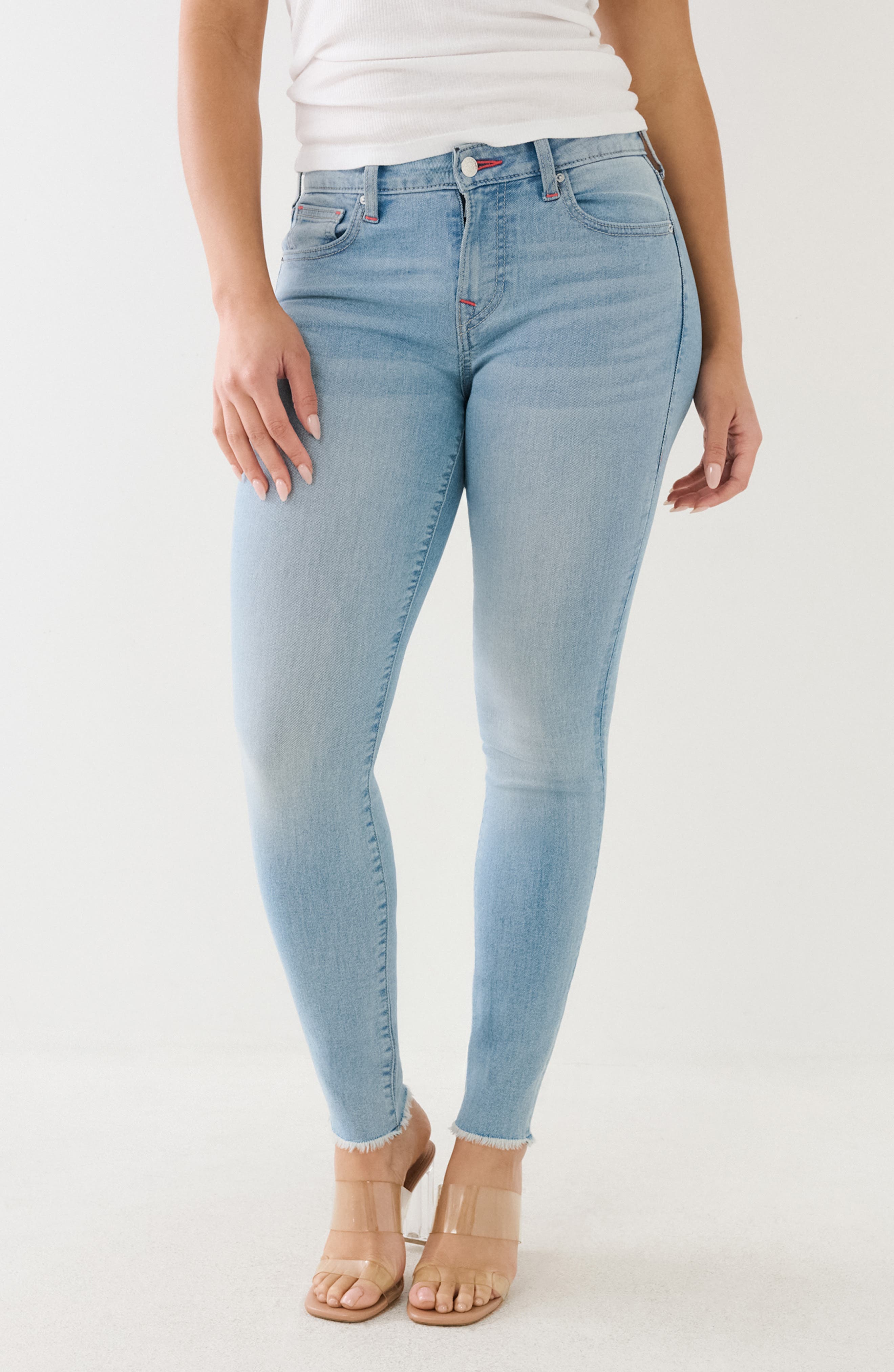 True Religion Jennie Mid Rise Skinny Jeans