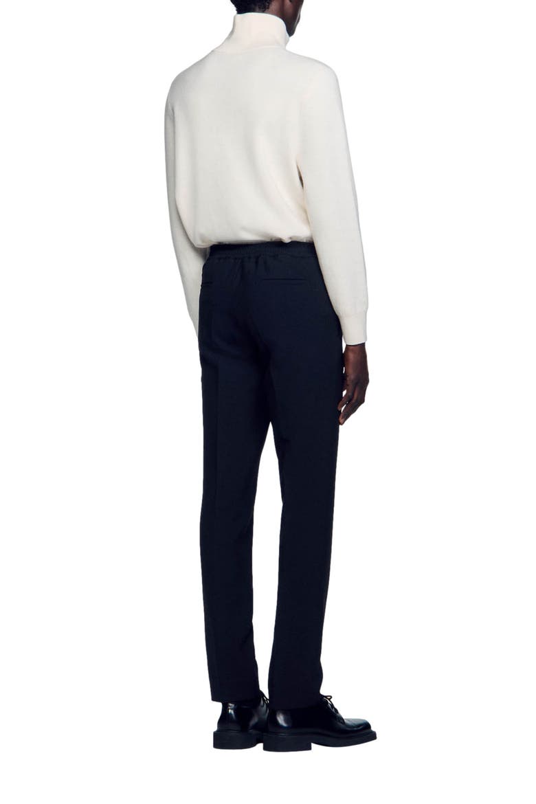 Jersey trousers, Alternate, color, Black