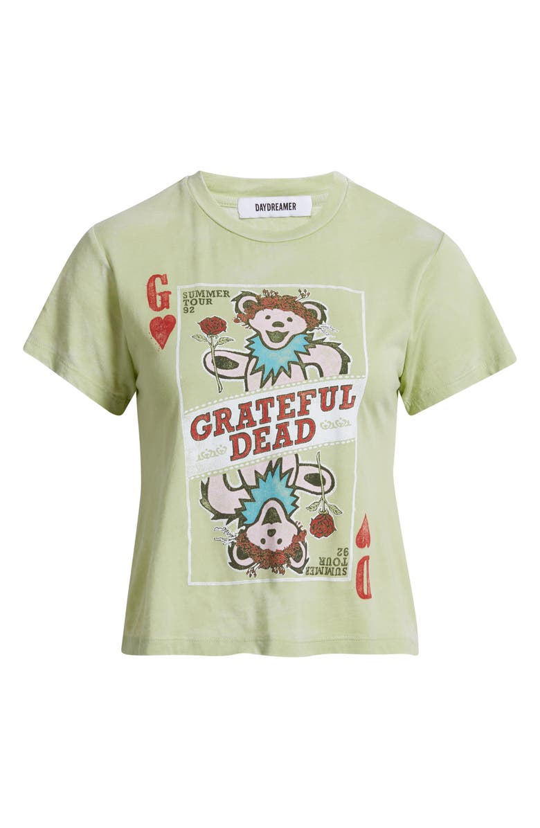 Daydreamer Grateful Dead Playing Card Graphic T-Shirt, Alternate, color, Seafoam Green