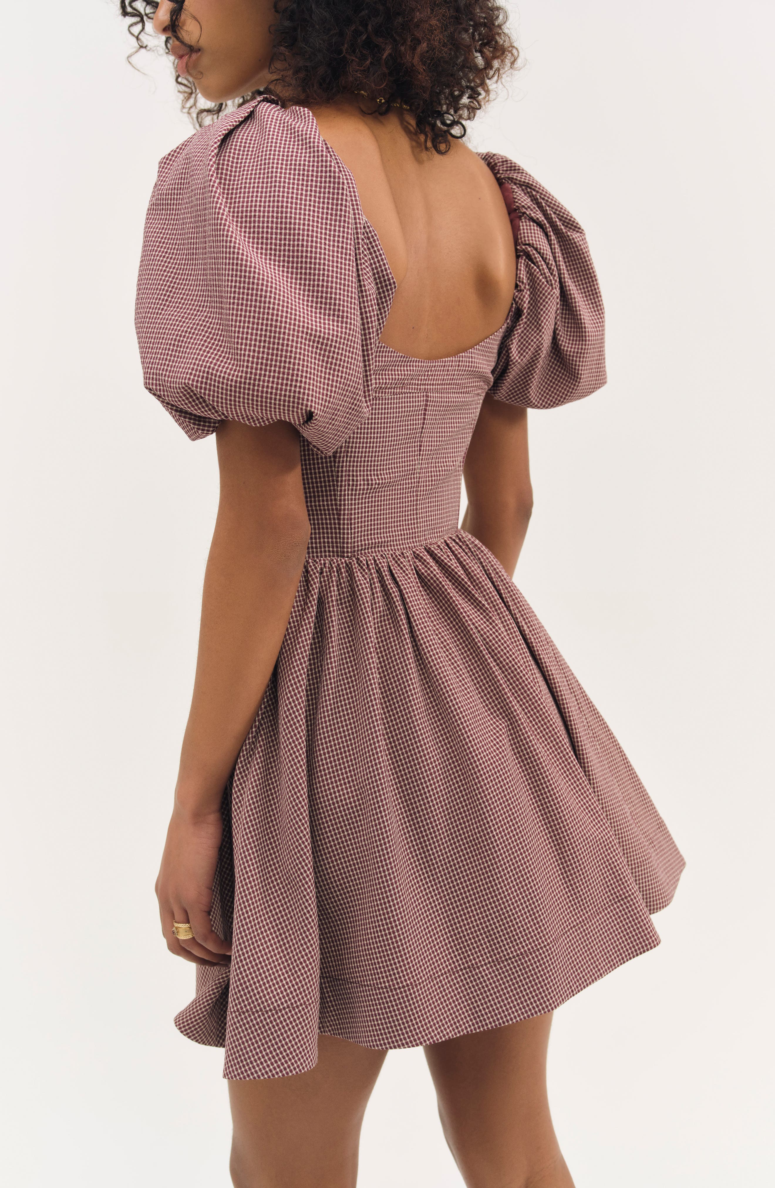 Florence Plaid Minidress - image 2