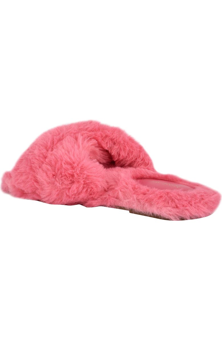 Nine West Cozy Faux Fur Slipper, Alternate, color,