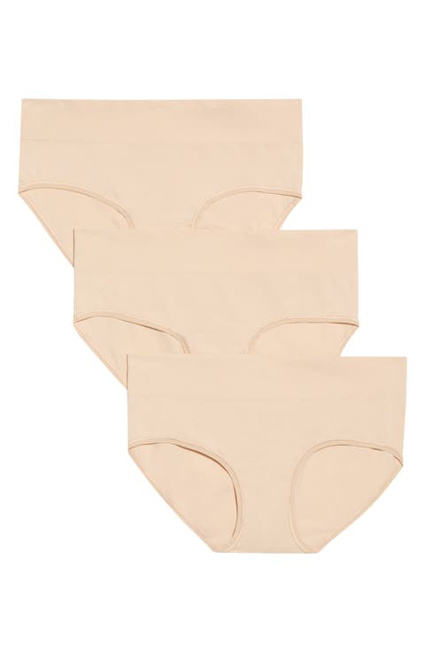 3-Pack Seamless Hipster Briefs
