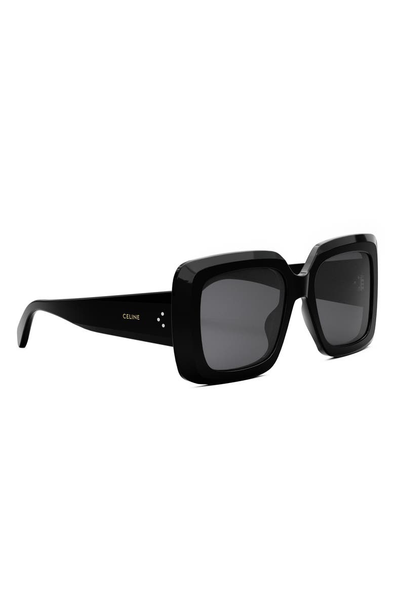 CELINE Bold 3 Dots Square Sunglasses, Alternate, color, 