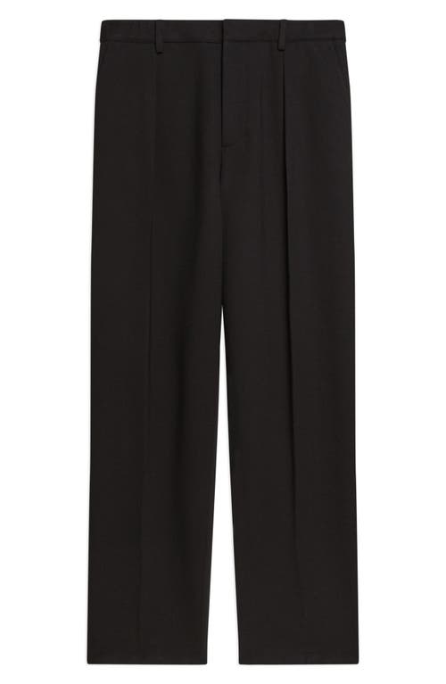 Helmut Lang Zoot Pleat Front Modern Pants In Animal Print