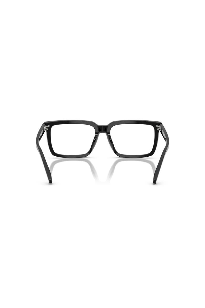 55mm Square optical glasses, Alternate, color, Black