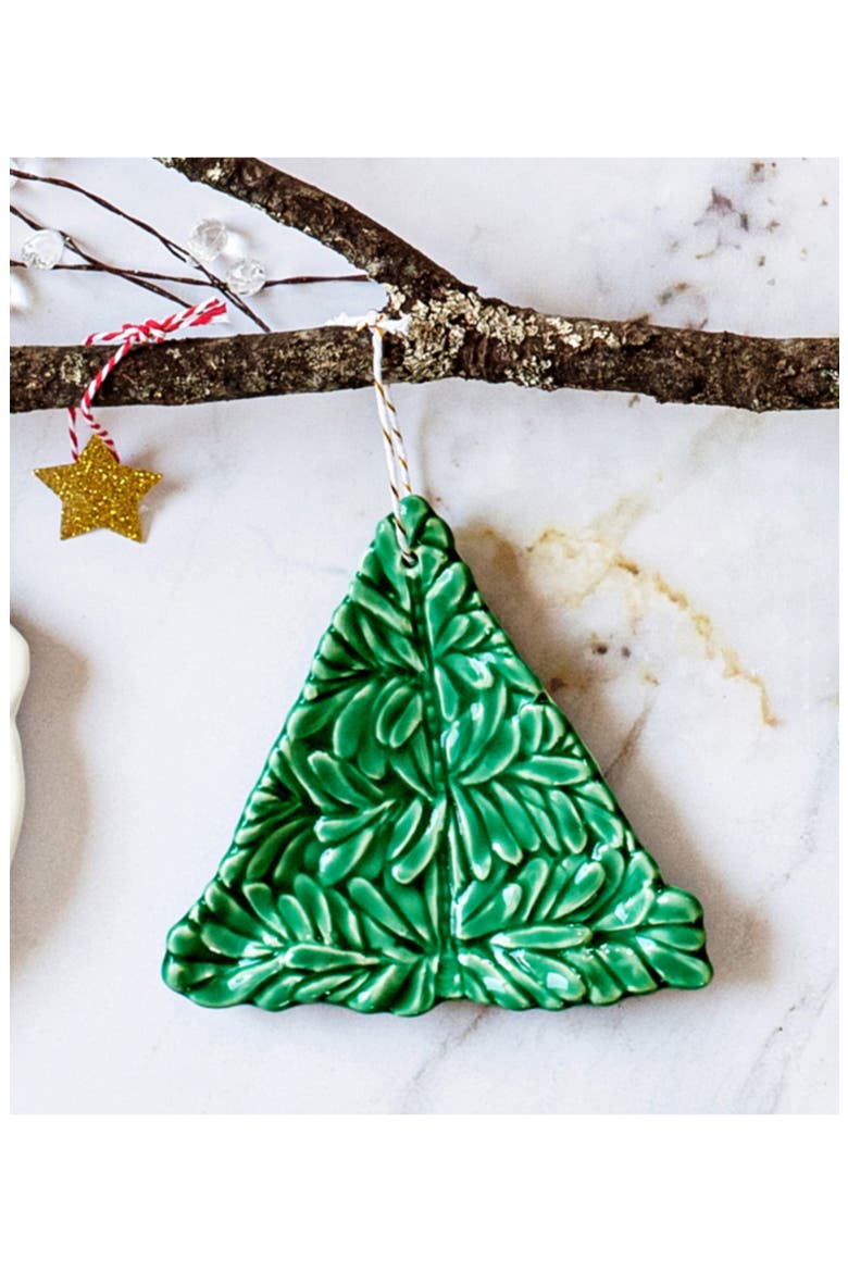 Lastra Holiday Figural Tree Ornament, Alternate, color, GREEN
