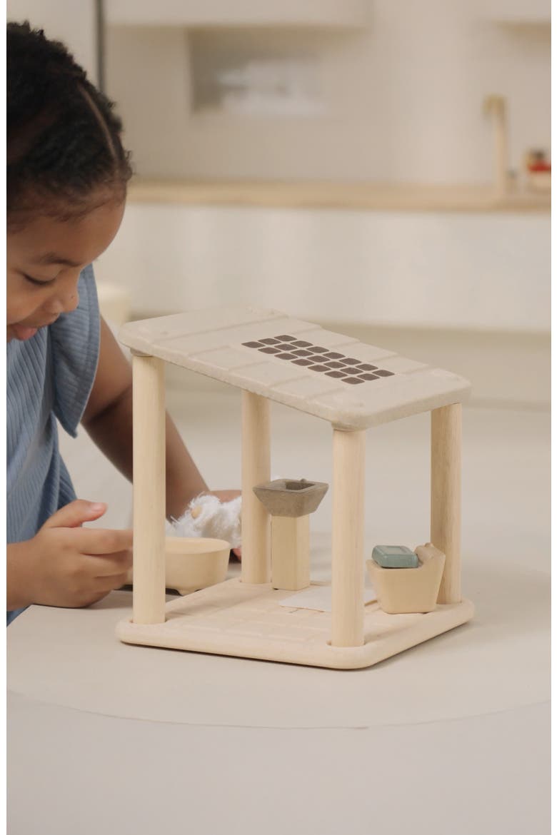 PlanSpace Bathroom Building Playset, Alternate, color, BROWN