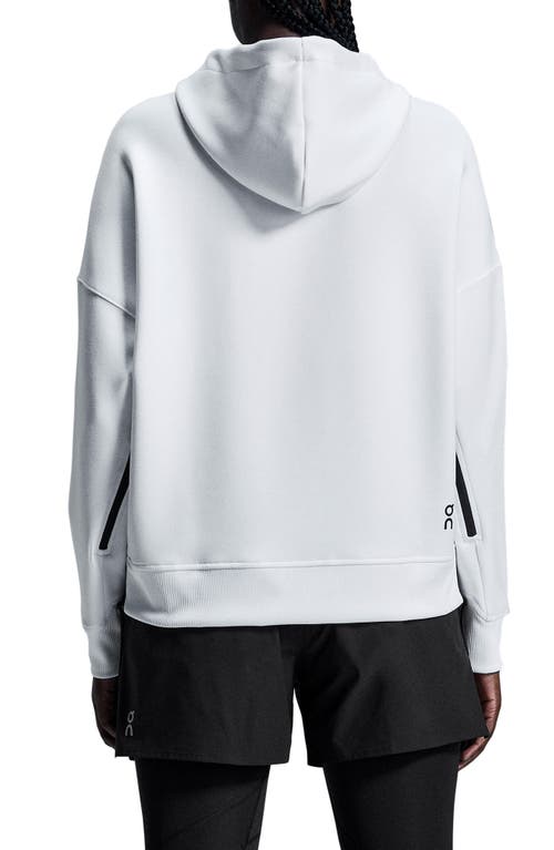 On Recycled Polyester Blend Hoodie In White