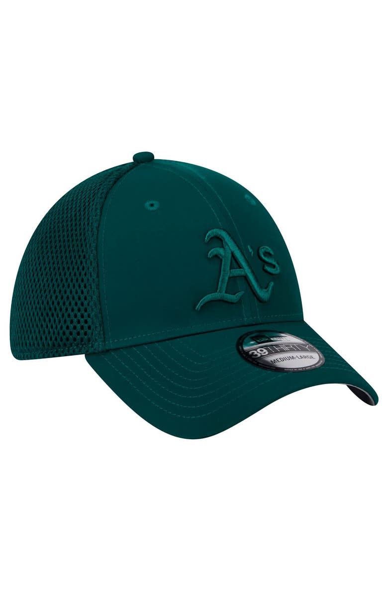 New Era Men's New Era Green Oakland Athletics Team Tone 39THIRTY Flex Hat, Alternate, color, Green