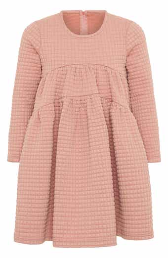 Kids' Long Sleeve Tiered Dress