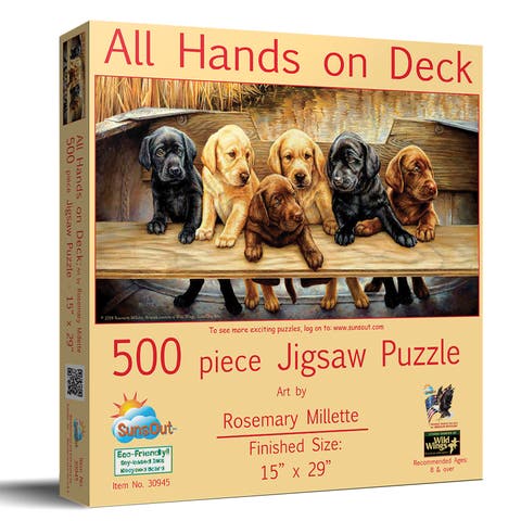 All Hands on Deck 500 piece Jigsaw Puzzle for Adults