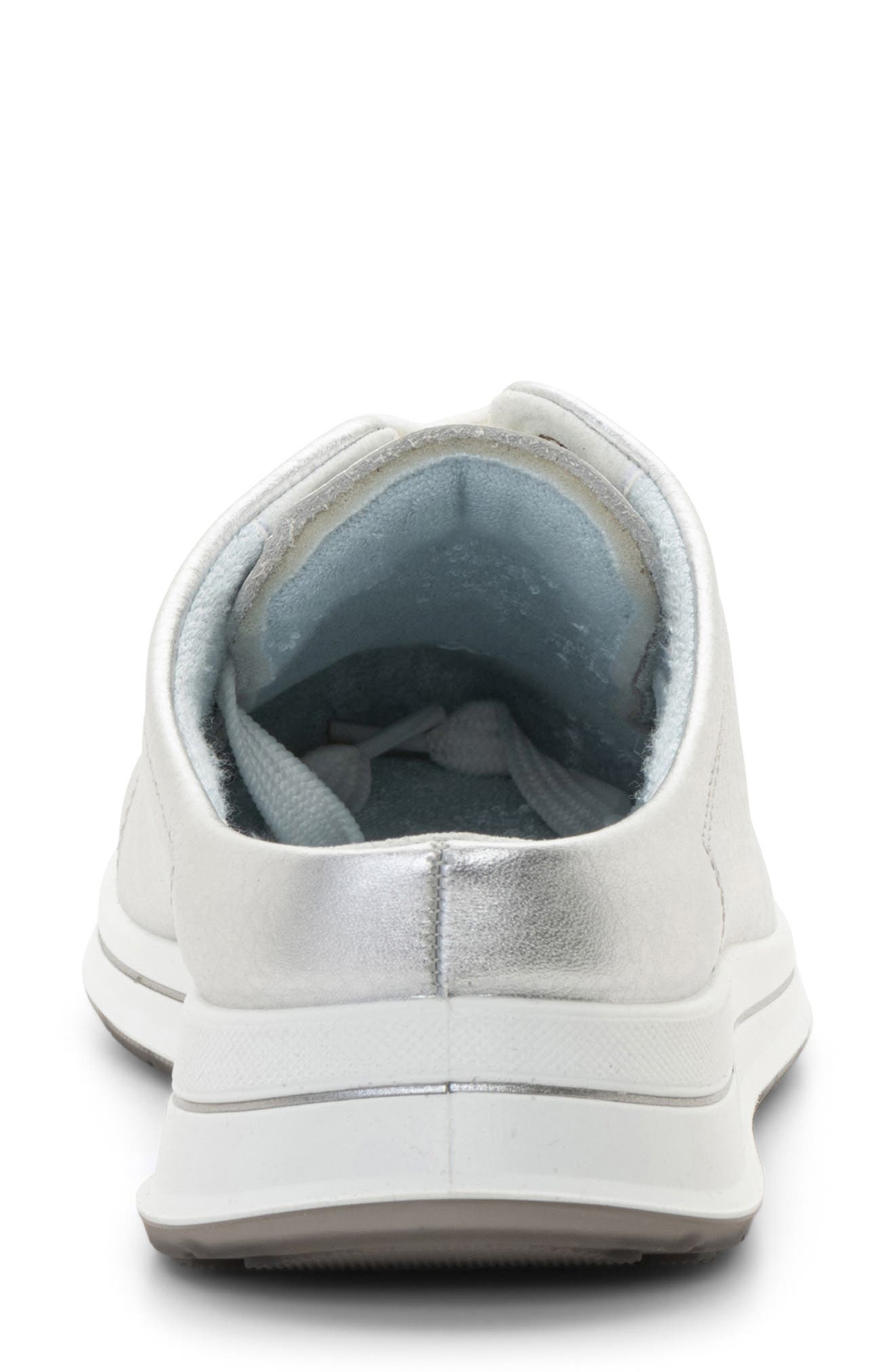 ara Orlando Sneaker, Alternate, color, Silver Metallic Leather